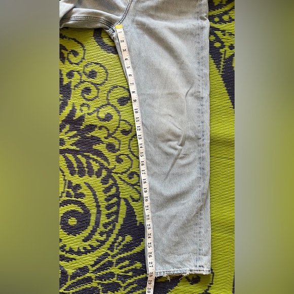 AGOLDE 90's Mid Rise Loose Fit 25 Colour Snapshot Light fading destroyed details - Picture 12 of 12